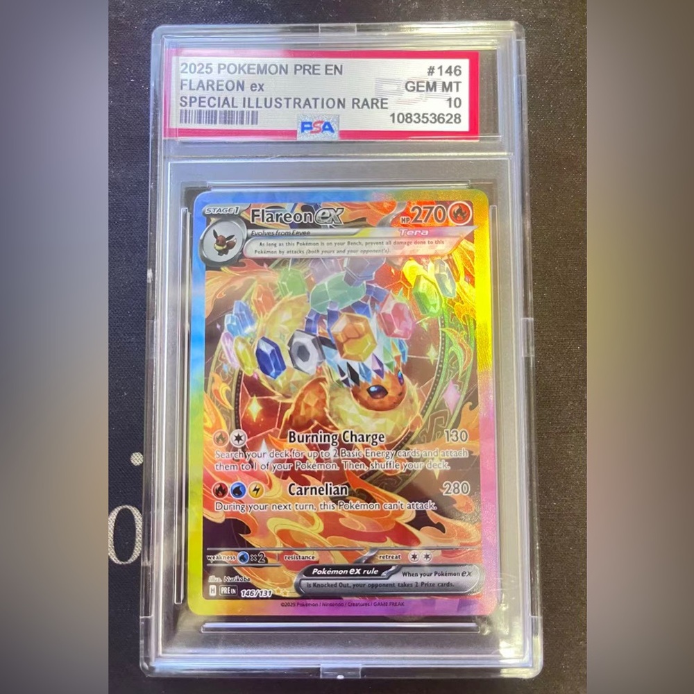 Flareon ex Special Illustration Rare PSA 10 - Vivid Orange Holo